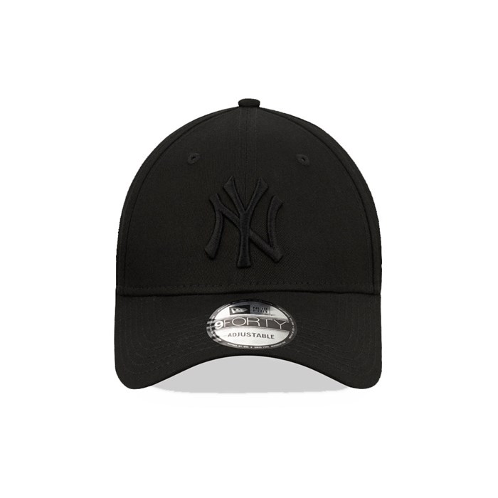 New York Yankees 9FORTY Snapback Lippis Mustat - New Era Lippikset Halpa hinta FI-391524